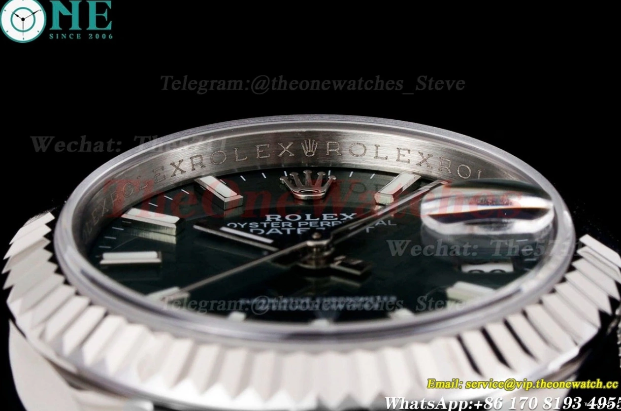 GMF Green SS Stk A2671 279174 904L 28MM Datejust Jub SS 0413
